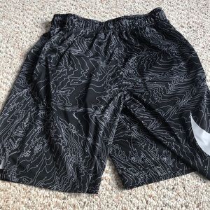 Youth black nike shorts in great condition size large